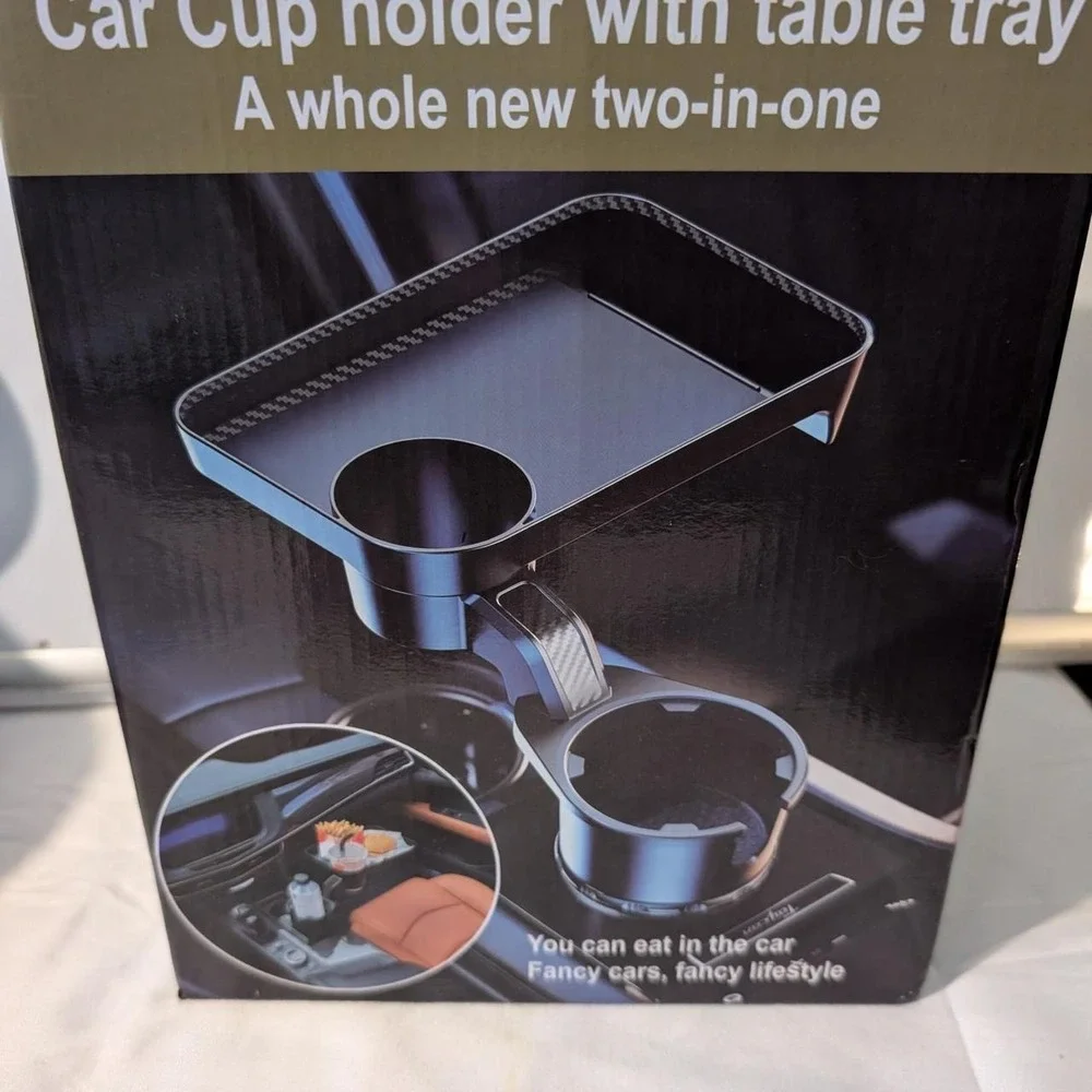 Car console tray